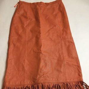 Pamela McCoy Leather Skirts